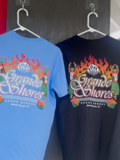 Advertisement for Grande Shores Photo Contest titled Myrtle Beach Memories.